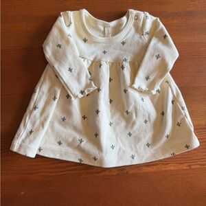 Quincy Mae Cactus print 0-3 month dress!